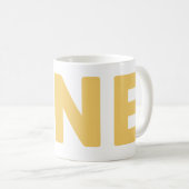 Eerste verjaardag Foto Verjaardag Koffiemok (Voorkant rechts)