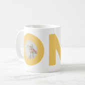 Eerste verjaardag Foto Verjaardag Koffiemok (Voorkant links)