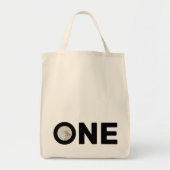 Eerste verjaardag foto verjaardagsfeestzak tote bag (Voorkant)