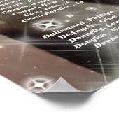 Eerste verjaardag foto zitkaart 1e verjaardag poster (Hoek)