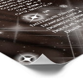 Eerste verjaardag foto zitkaart 1e verjaardag poster (Hoek)