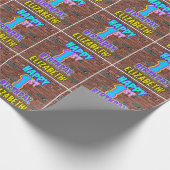 Eerste verjaardag: Fun, Urban Graffiti geïnspireer Cadeaupapier (Hoek)