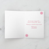 Eerste verjaardag Giraffe Roze Luchtbel Schattig G Kaart (Binnen)