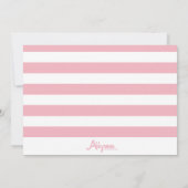 Eerste verjaardag Glitter verjaardag uitnodiging (Achterkant)