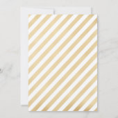 Eerste verjaardag - Gold White Kaart (Achterkant)