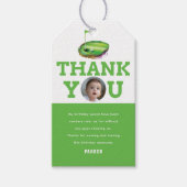 Eerste verjaardag golf gepersonaliseerde foto cadeaulabel (Voorkant)