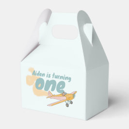 Eerste Verjaardag, hondenliefhebber, vliegtuiglief Bedankdoosjes