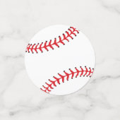 Eerste Verjaardag Honkbal Krijtbord Verjaardagsfee Confetti (Kleine voorkant)