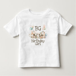 Eerste verjaardag jonge dieren kinder shirts