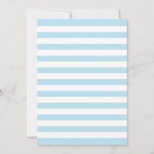 Eerste Verjaardag Jongen Blauwe Verjaardag Party U Kaart (Achterkant)