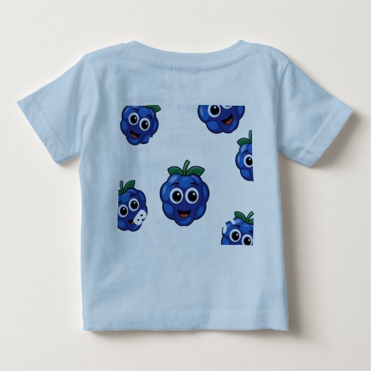 Eerste verjaardag jongen Blue Berry 1e (Achterkant)