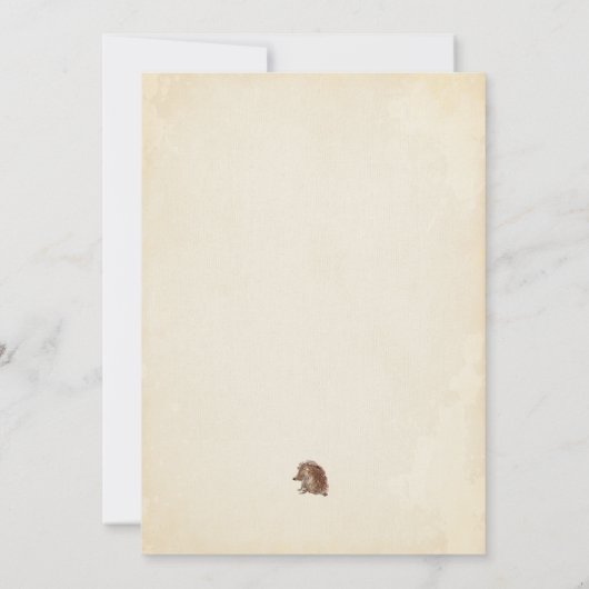 Eerste Verjaardag Jongen Herten uitnodiging (Achterkant)