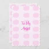 Eerste verjaardag Kaart (Voorkant / Achterkant)