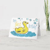 Eerste verjaardag kaart (Voorkant)
