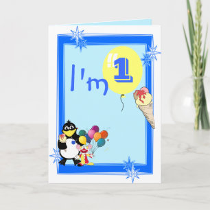 Eerste verjaardag kaart