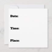 Eerste verjaardag Kaart Notitiekaartje (Achterkant)