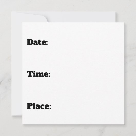 Eerste verjaardag Kaart Notitiekaartje (Achterkant)