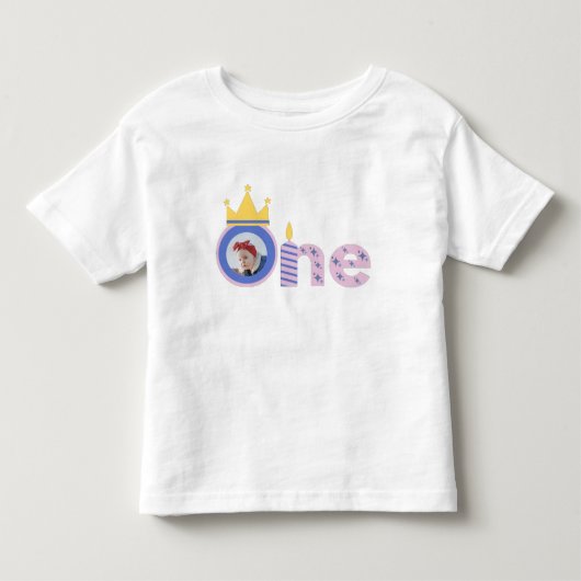 Eerste verjaardag kinder shirts (Voorkant)