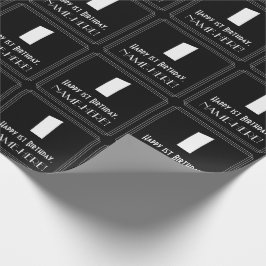 Eerste verjaardag: Kunst Deco Geïnspireerde look " Cadeaupapier