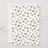 Eerste verjaardag liefdesbeestjes kaart (Achterkant)