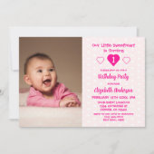 Eerste verjaardag lieve schat kaart (Voorkant)