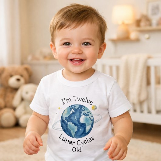 Eerste verjaardag Maan Cycli T-shirt