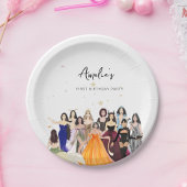 Eerste verjaardag, meisje verjaardag, dierenriem papieren bordje