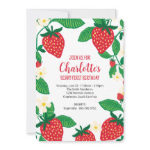 Eerste verjaardag met grillige aardbeien