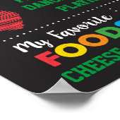 Eerste verjaardag mijlpaal poster (Hoek)