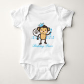  eerste verjaardag Monkey Prince Shirt (Voorkant)