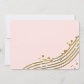 Eerste verjaardag muziek en harten kaart (Achterkant)