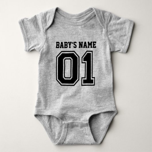 Eerste verjaardag ( naam baby) romper (Voorkant)