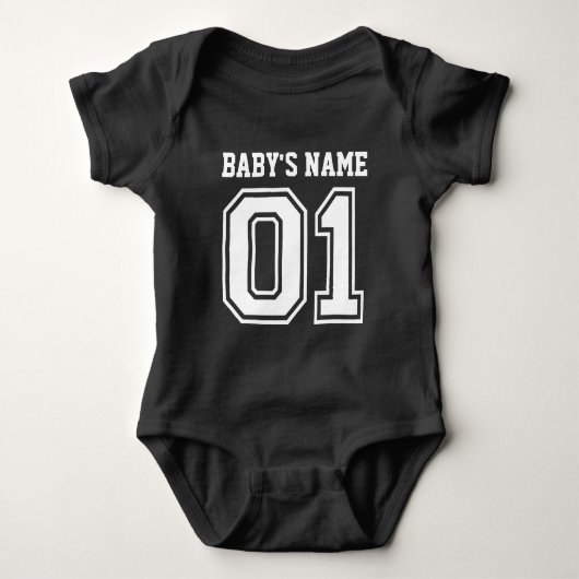 Eerste verjaardag ( naam baby) romper (Voorkant)