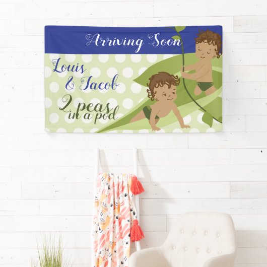 Eerste verjaardag of Baby shower banner (Insitu)