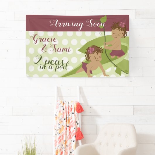 Eerste verjaardag of Baby shower banner (Insitu)