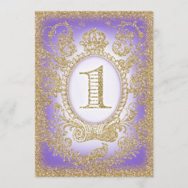 Eerste verjaardag Once Upon a Time Princess Paarse Kaart