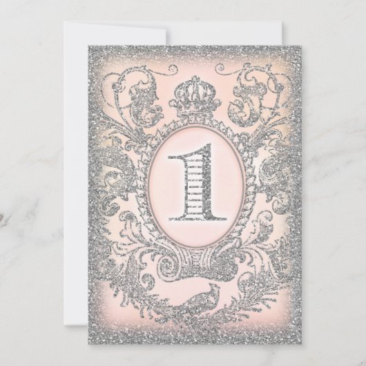 Eerste verjaardag Once Upon a Time Princess Silver Kaart (Voorkant)