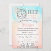 Eerste verjaardag Once Upon a Time Princess Silver Kaart (Achterkant)