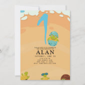 Eerste verjaardag onder de Waterverf van de Zee Kaart (Voorkant)