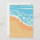 Eerste verjaardag onder de Waterverf van de Zee Kaart (Achterkant)