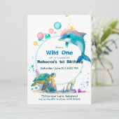 Eerste verjaardag onder water kaart (Staand voorkant)