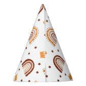 Eerste verjaardag: Onederful Terracotta Rainbow Feesthoedjes (Achterkant)