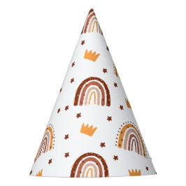 Eerste verjaardag: Onederful Terracotta Rainbow Feesthoedjes