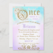 Eerste verjaardag ooit Prinses Paarse Kaart (Achterkant)