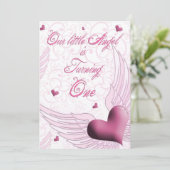 Eerste verjaardag - Our Little Angel Kaart (Staand voorkant)