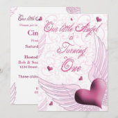 Eerste verjaardag - Our Little Angel Kaart (Voorkant / Achterkant)