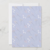 Eerste verjaardag paashaas uitnodiging (Achterkant)