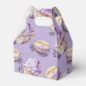 Eerste verjaardag Pastel Violet Persoonlijk Bedankdoosjes (Achterkant)