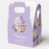 Eerste verjaardag Pastel Violet Persoonlijk Bedankdoosjes (Geopend)