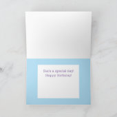 Eerste verjaardag persoonlijke kaart! kaart (Binnen)